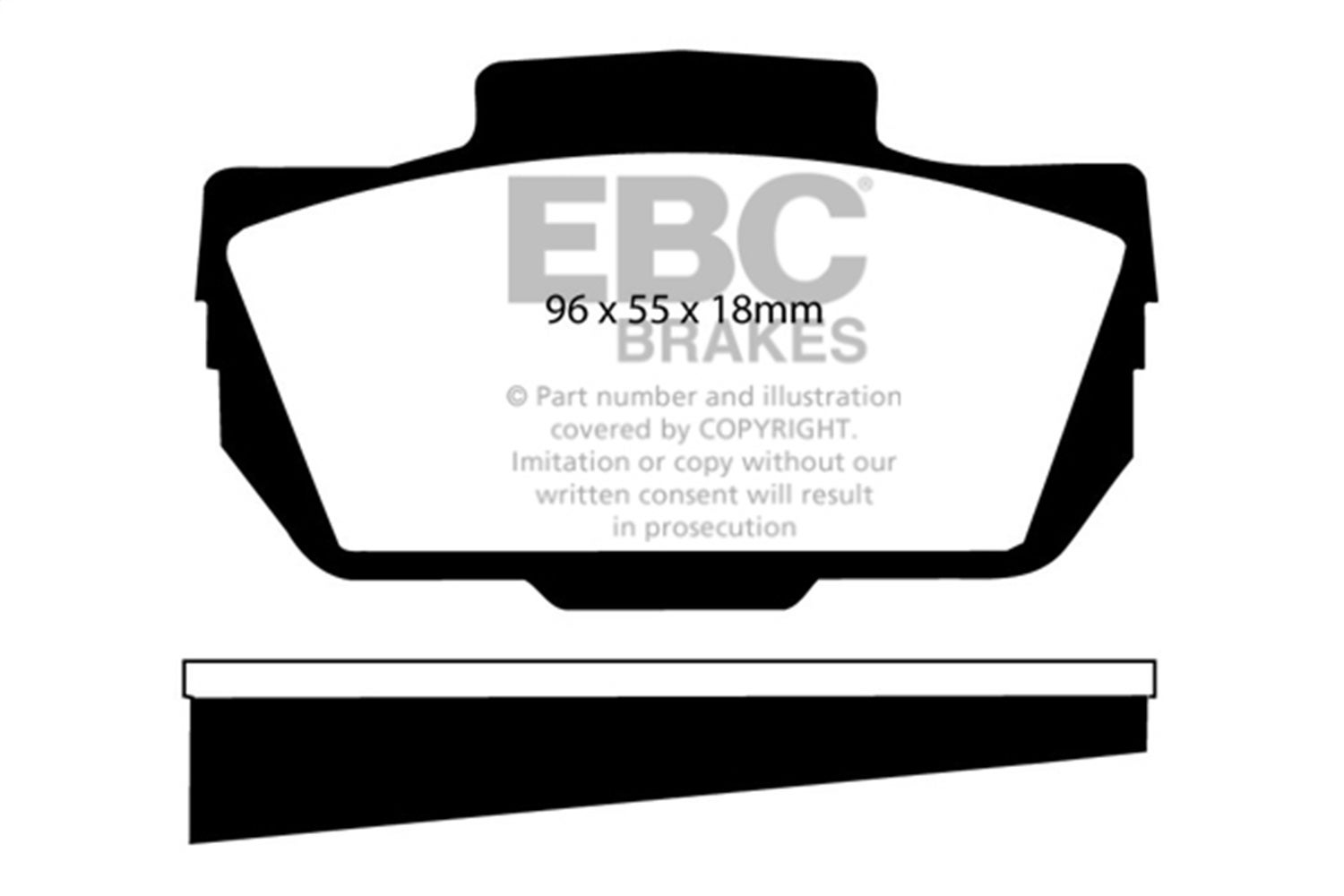 Ebc Brakes Dp2149 Greenstuff 2000 Series Sport Brake Pads Fits 95 96 Sonett