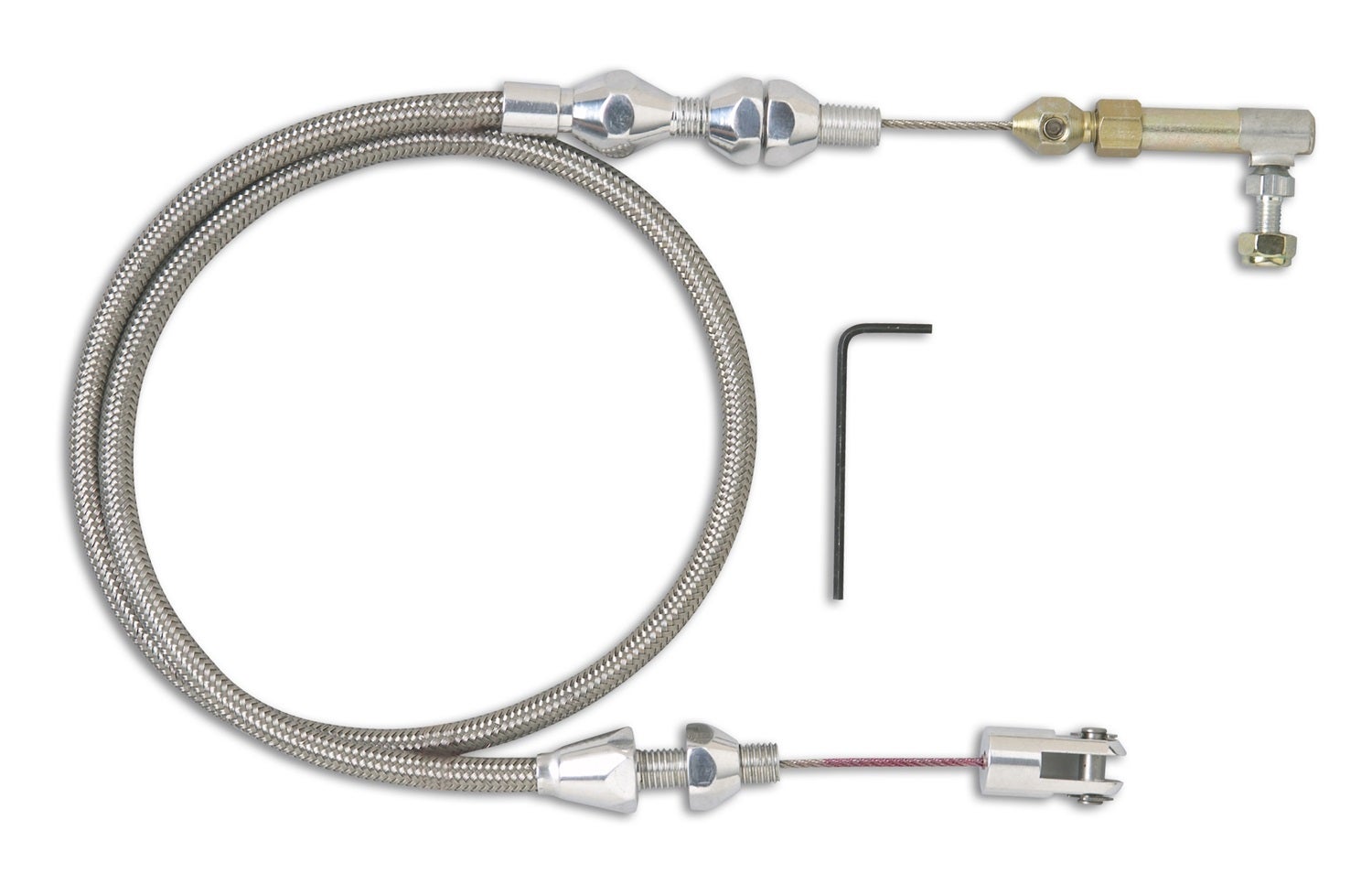 Lokar Tcp-1000Ht Polished Hi-Tech Throttle Cable  Performance Kdp-20C4ht Auto