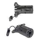 Pollak 12-716V 7-Way To 4-Way Connector Adapter   Trailer Wiring Connector