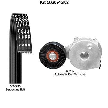 Dayco Serpentine Belt Drive Component Kit P/N:5060745K2  Serpentine Belt Drive