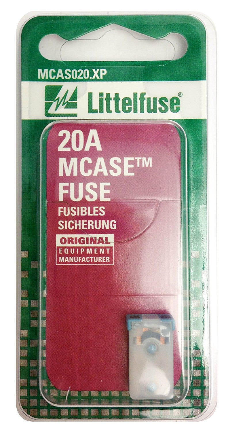 Littelfuse (Mcas020.Xp) Mcase Blue 32V 20 Amp Fuse  Inc.     - Shopeddies