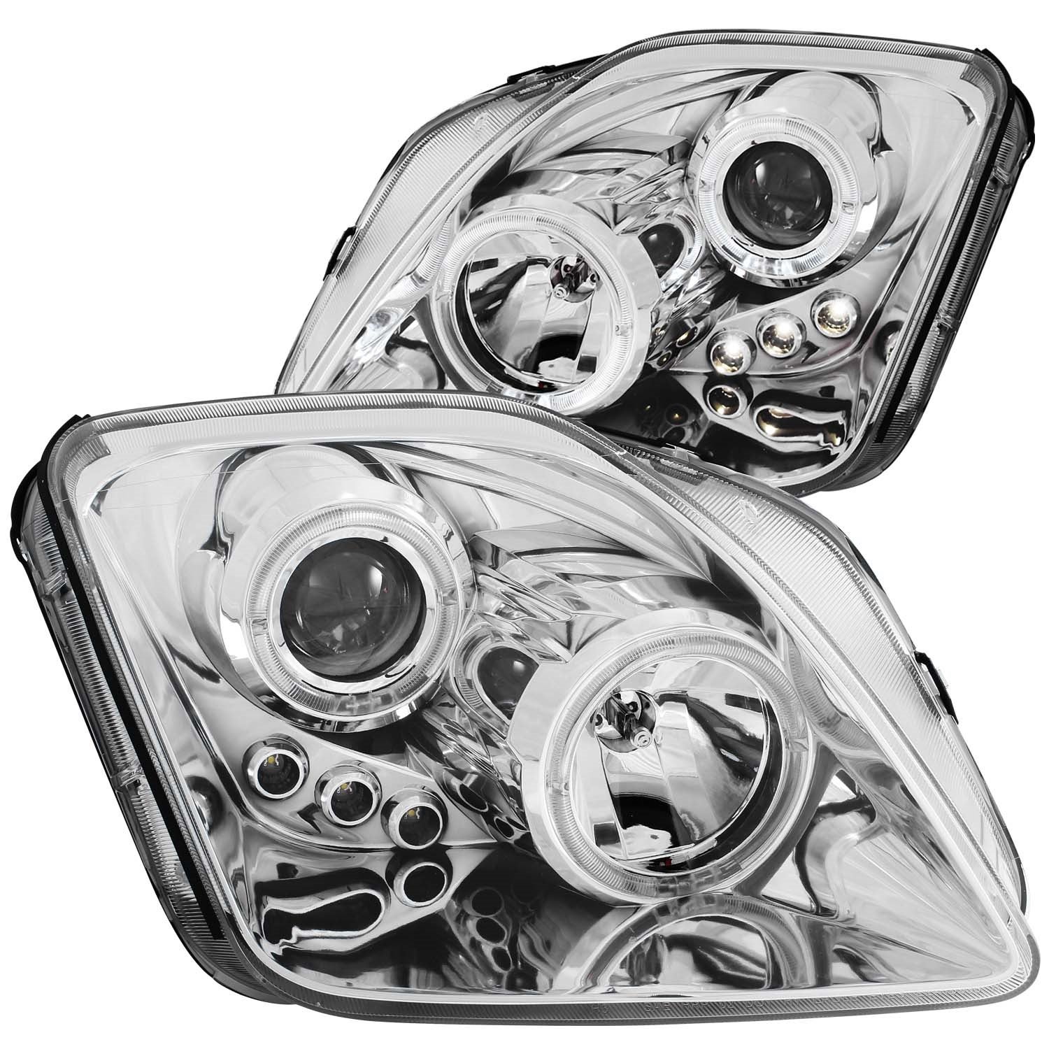Anzo Usa 121342 Projector Headlight Set W/Halo Fits 97-01 Prelude   Projector