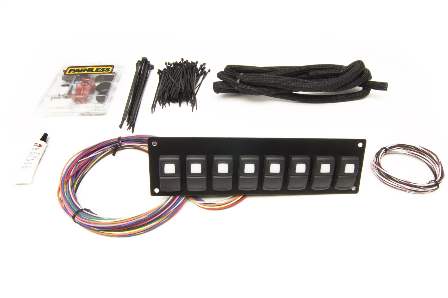 Painless Wiring 58101 Track Rocker 8-Switch Panel   Track Rocker 8-Switch Panel