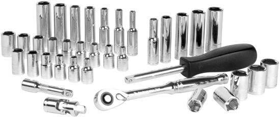 Performance Tool W36905 1/4-Inch Dr. Mechanic's Set, 36-Piece  W36406 Socket;