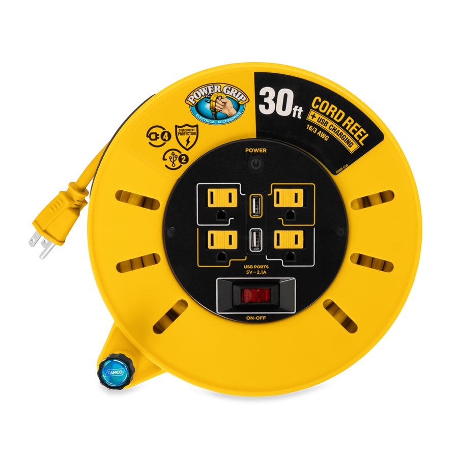 Powergrip  Extension Cord Reel  30' Powergrip  Extension Cord Reel  30
