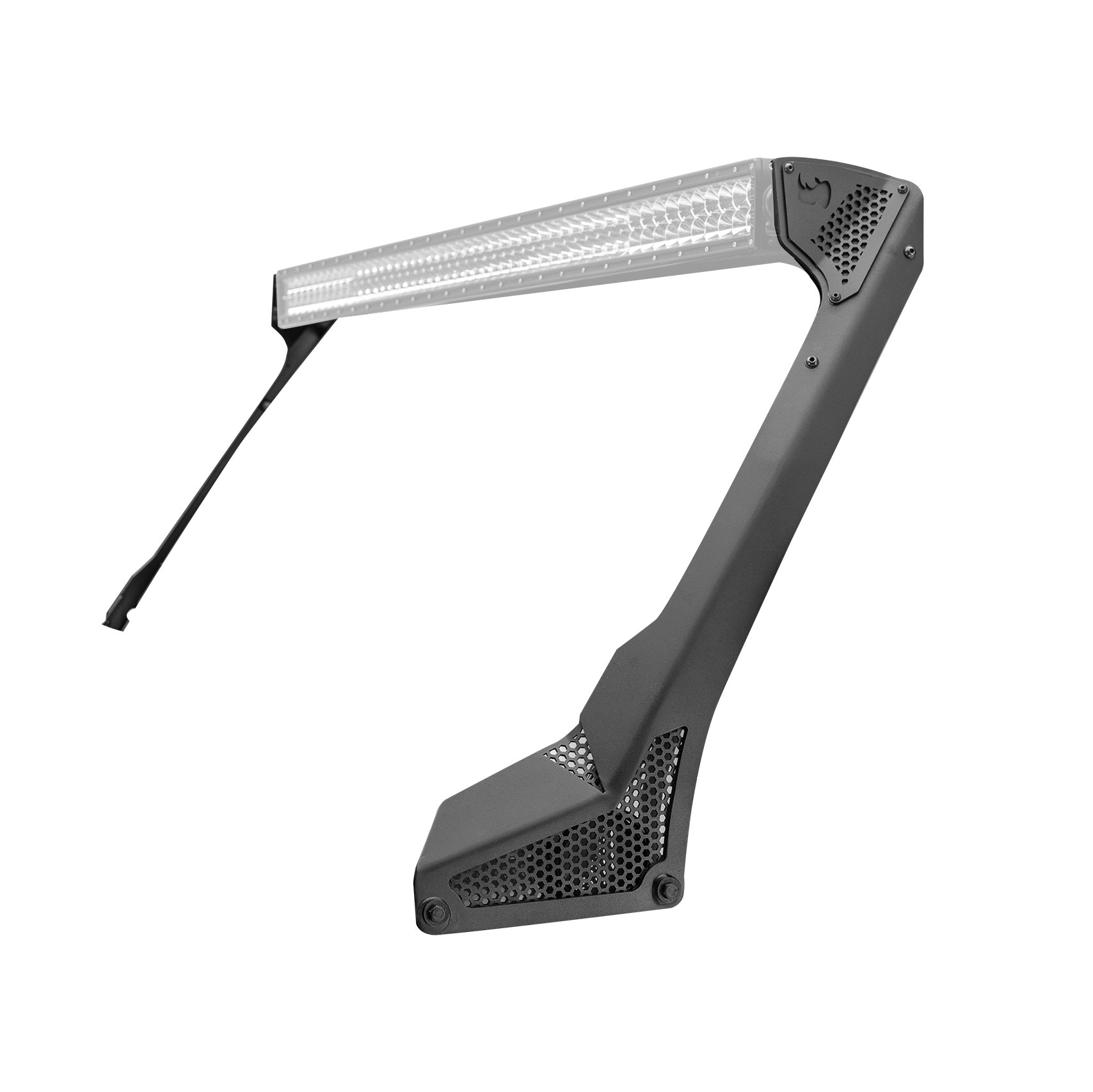 Go Rhino! 730500T Windshield Lightmount For Jeep Jl & Jt Gladiator, Textured