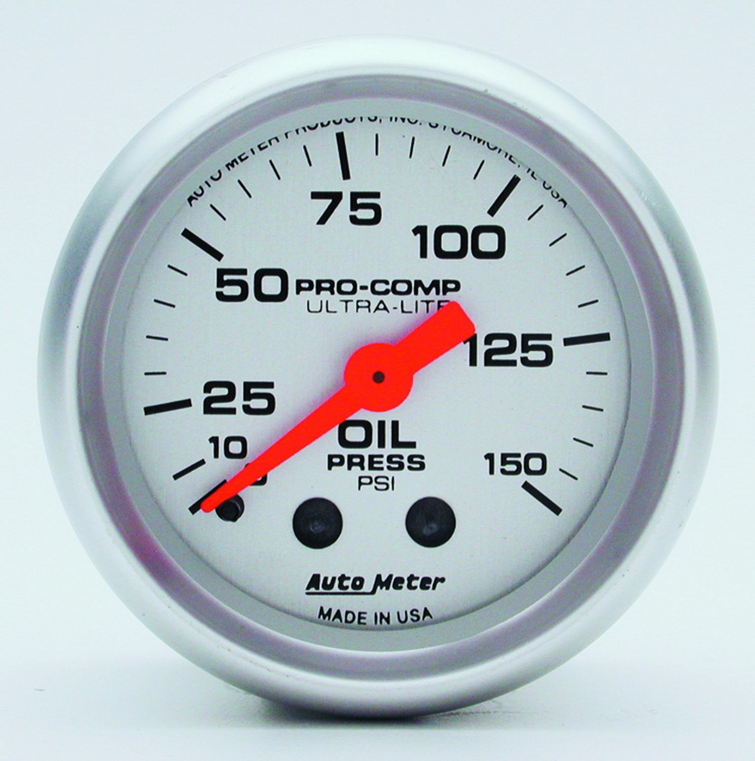 Autometer 4323 Ultra-Lite Mechanical Oil Pressure Gauge Auto Meter Products