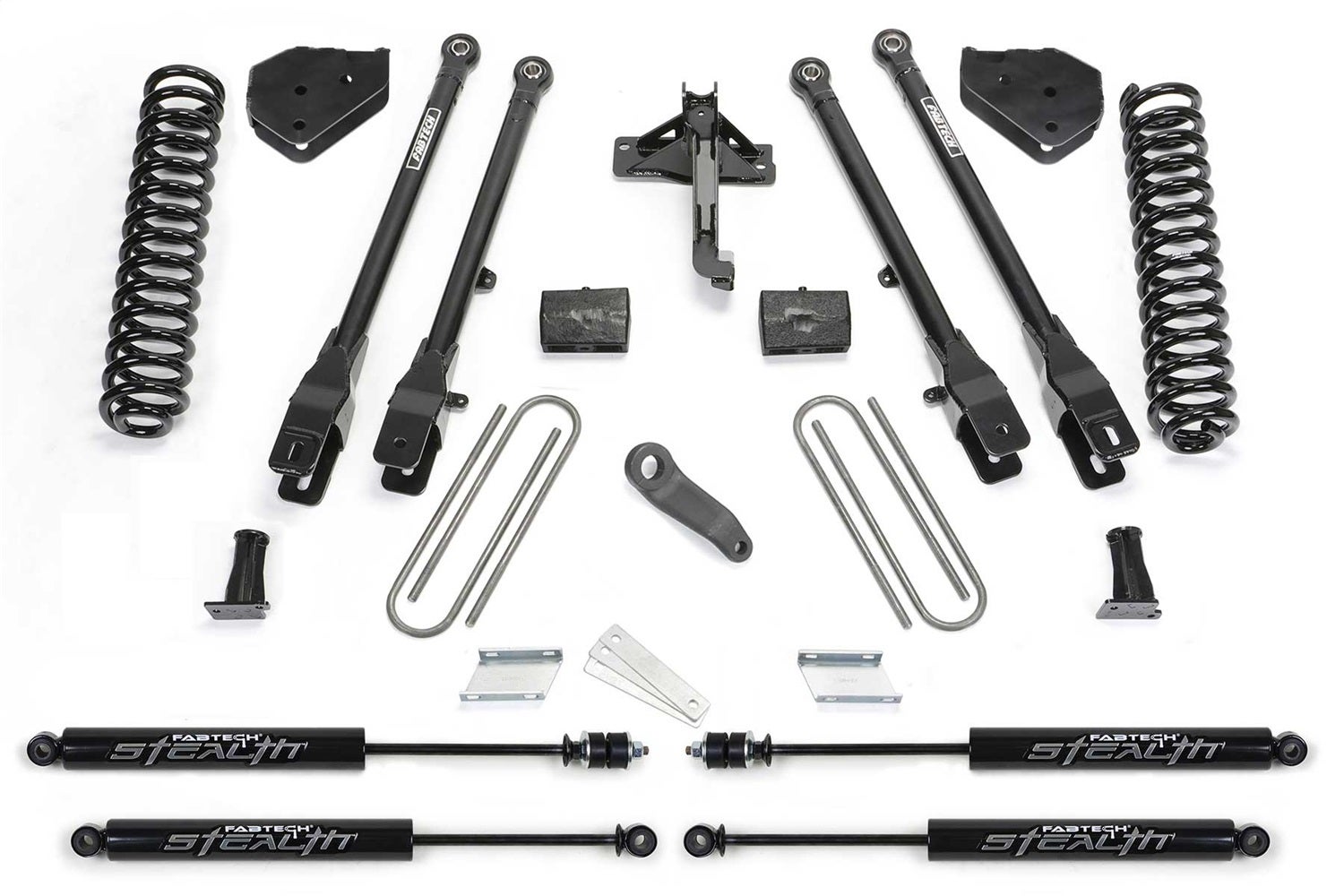 Fabtech K2257m 4 Link Lift System Fits 17-21 F-250 Super Duty F-350 Super Duty