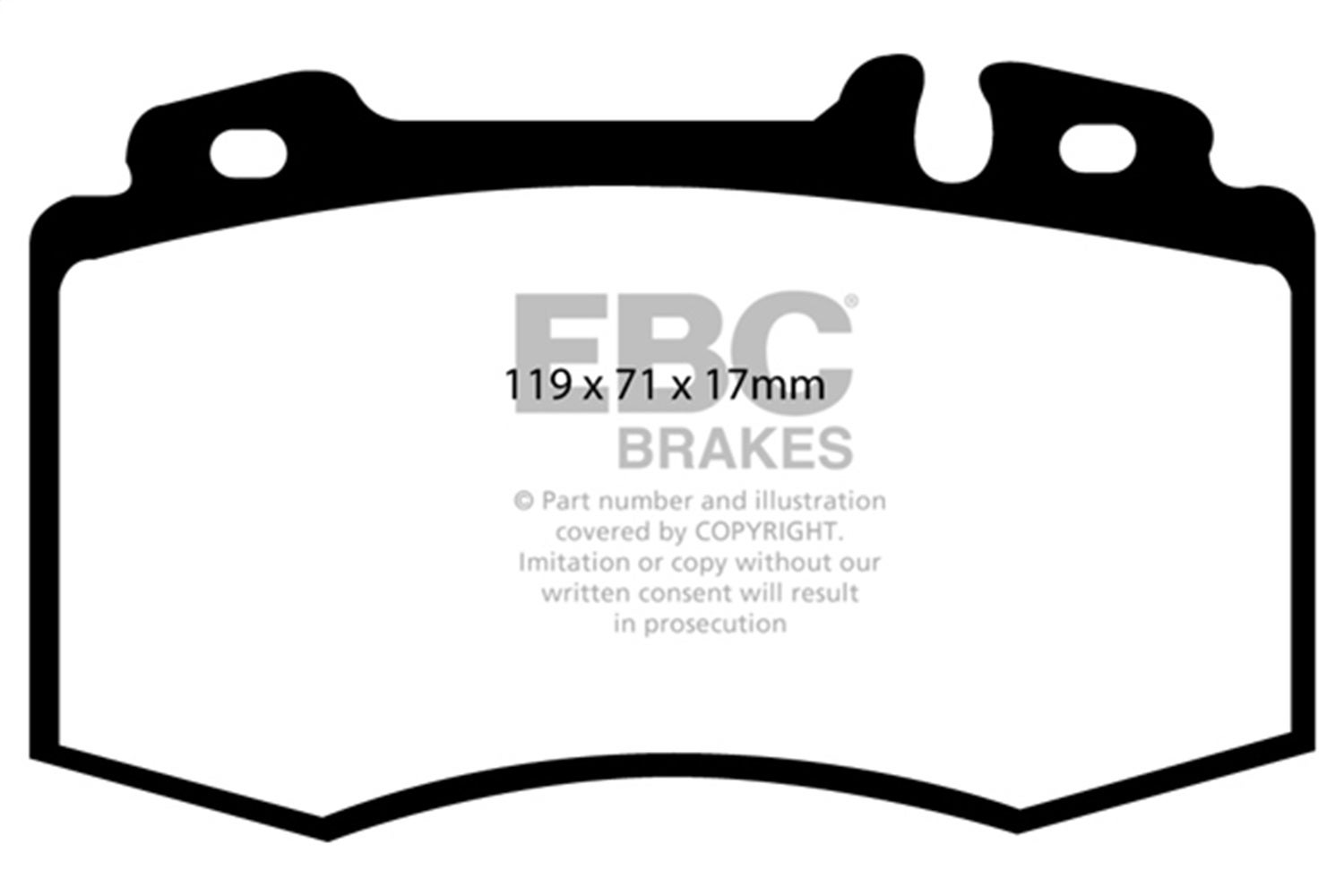 Ebc Brakes Dp51363ndx Bluestuff Ndx Full Race Brake Pads   Bluestuff Ndx Full
