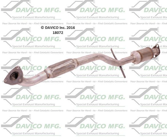Davico Mfg Catalytic Converter P/N:18072  Catalytic Converter P/N: