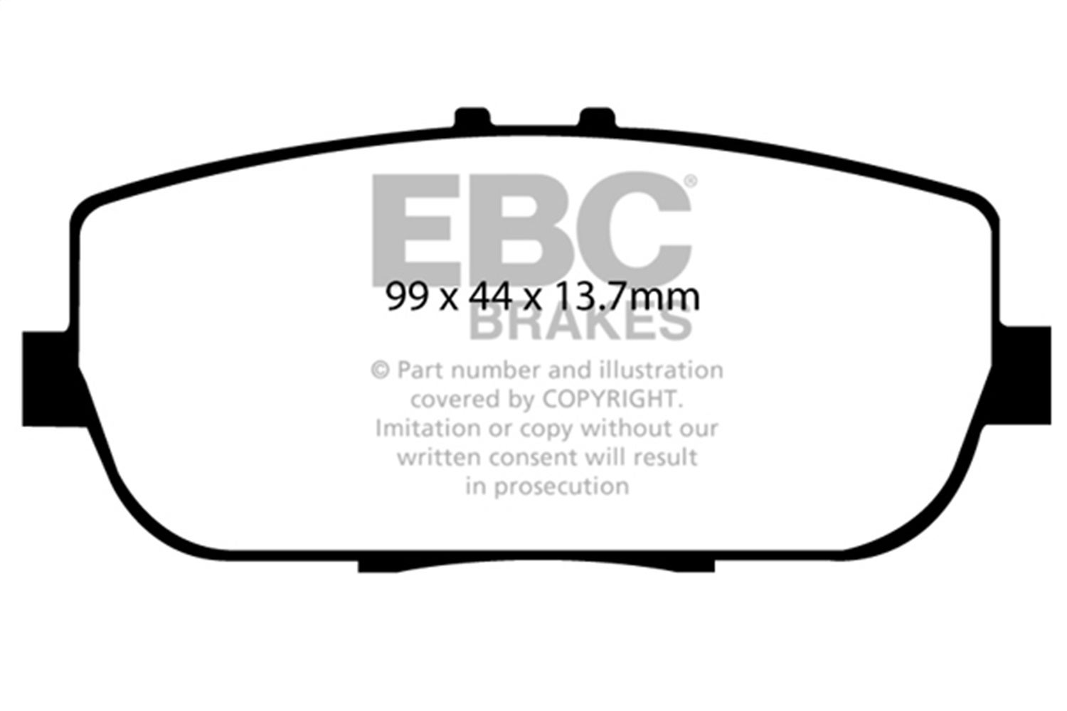 Ebc Brakes Dp21775 Greenstuff 2000 Series Sport Brake Pads   Greenstuff 2000