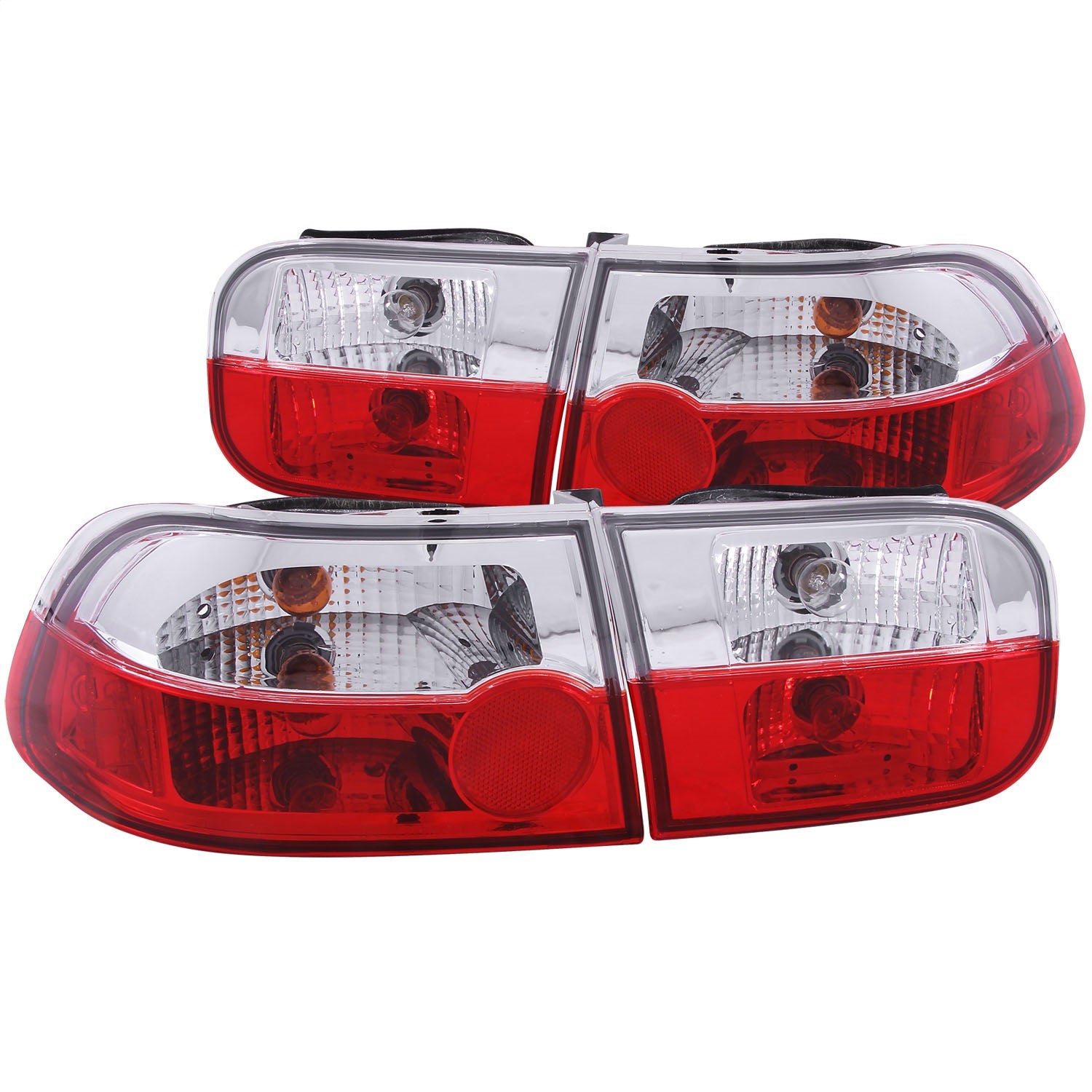 Anzo Usa 221220 Tail Light Assembly Fits 92-95 Civic   Tail Light Assembly Fits