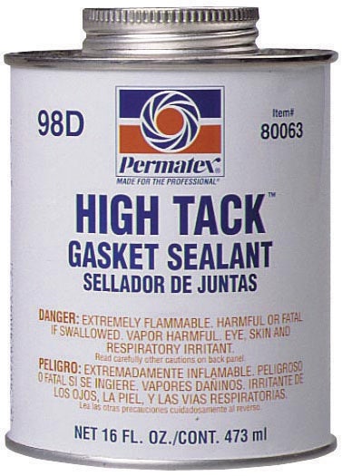 Permatex 80063 High Tack Gasket Sealant, 16 Oz.   High Tack Gasket Sealant, 16
