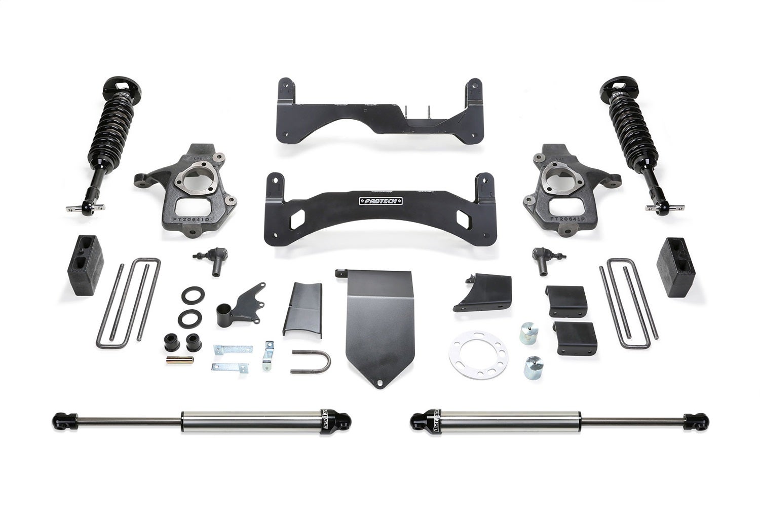 Fabtech K1084dl Basic Lift System W/Shocks Fits 14-18 Sierra 1500 Silverado 1500