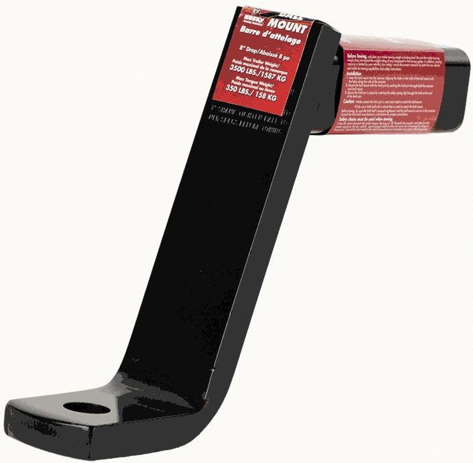 Husky 31361 9" Length 8" Diameter Class Iii Ball Mount   9  Length 8  Diameter
