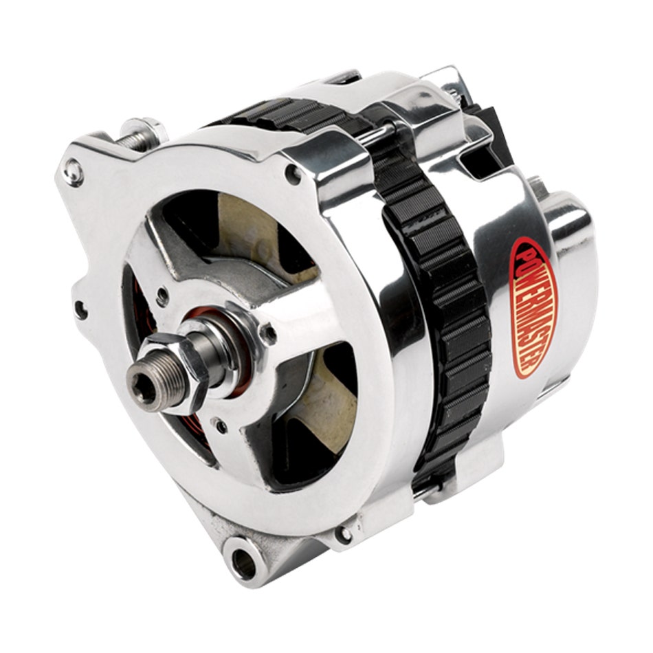 Alternator, 170 Amp, 12V, 1-Wire, Polished, Tru Trac Systems, Each Alternator,