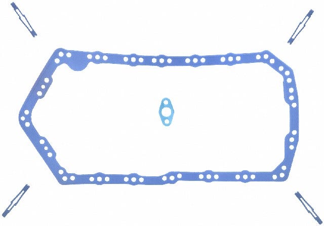 Fel-Pro Engine Oil Pan Gasket Set P/N:Os 30521 R  Gaskets Os 30471 C Oil Pan