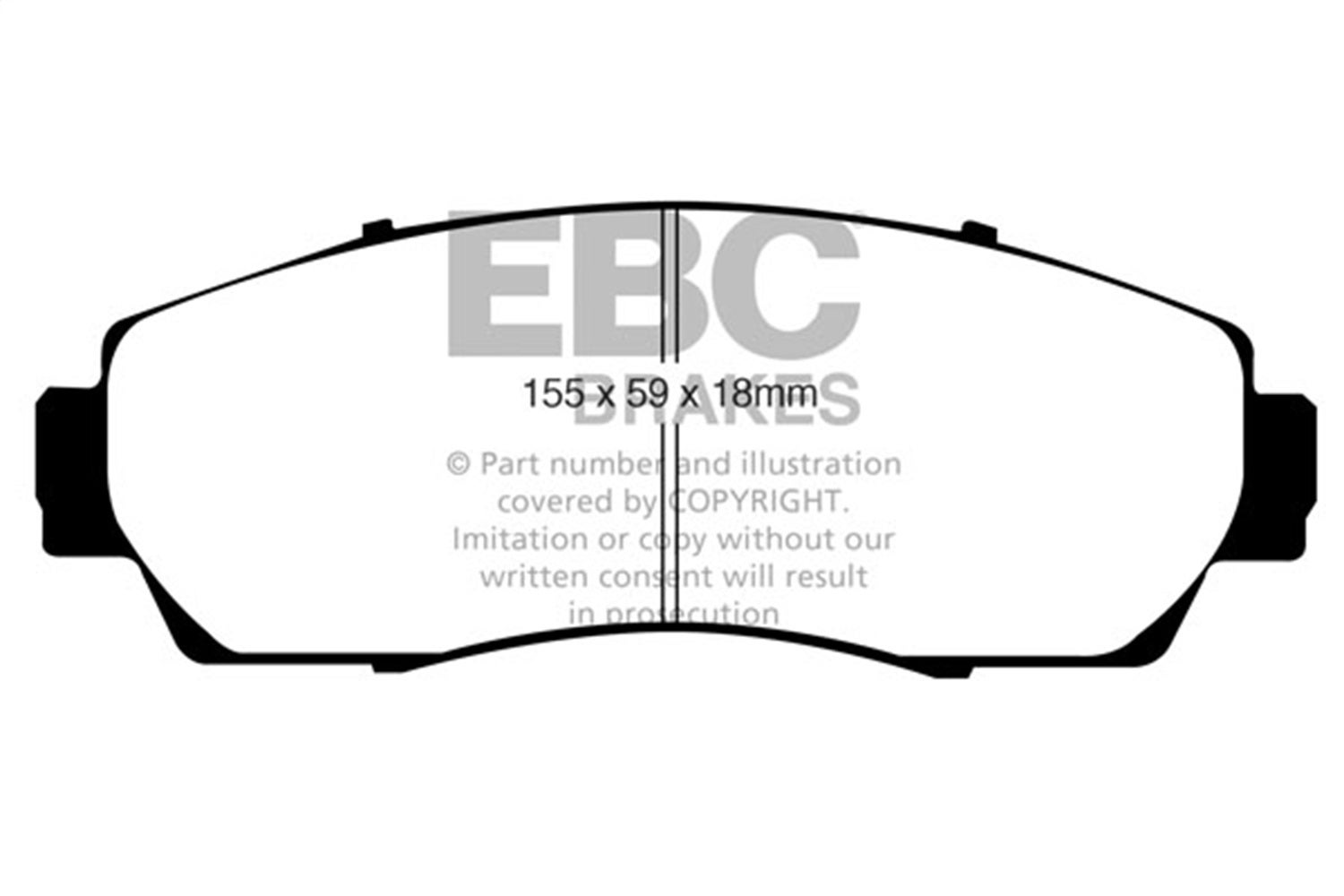 Ebc Brakes Ud1089 Ultimax  Brake Pads   Ultimax  Brake Pads