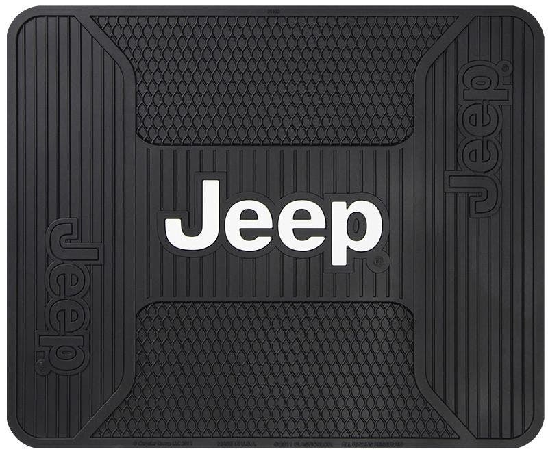 Plasticolor 001222R01 Jeep Elite Style Rear Seat Floor Utility Mat For Car Truck