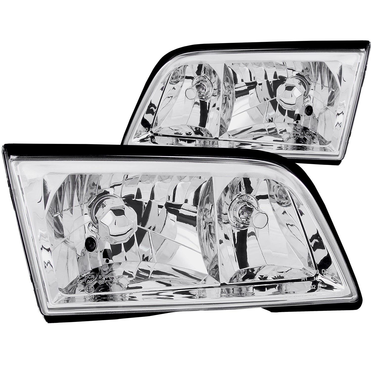 Anzo Usa 121081 Crystal Headlight Set Fits 94-00 C220 C230 C280 C36 Amg C43 Amg