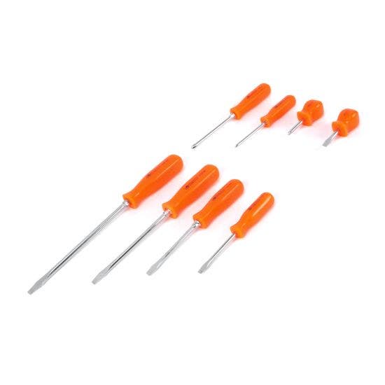 Performance Tool W904 8-Piece Screwdriver Set - Orange   8-Piece Screwdriver Set