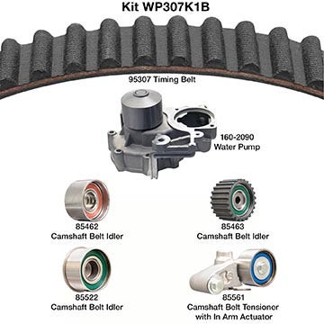 Dayco Engine Timing Belt Kit With Water Pump P/N:Wp307k1b  Engine Timing Belt