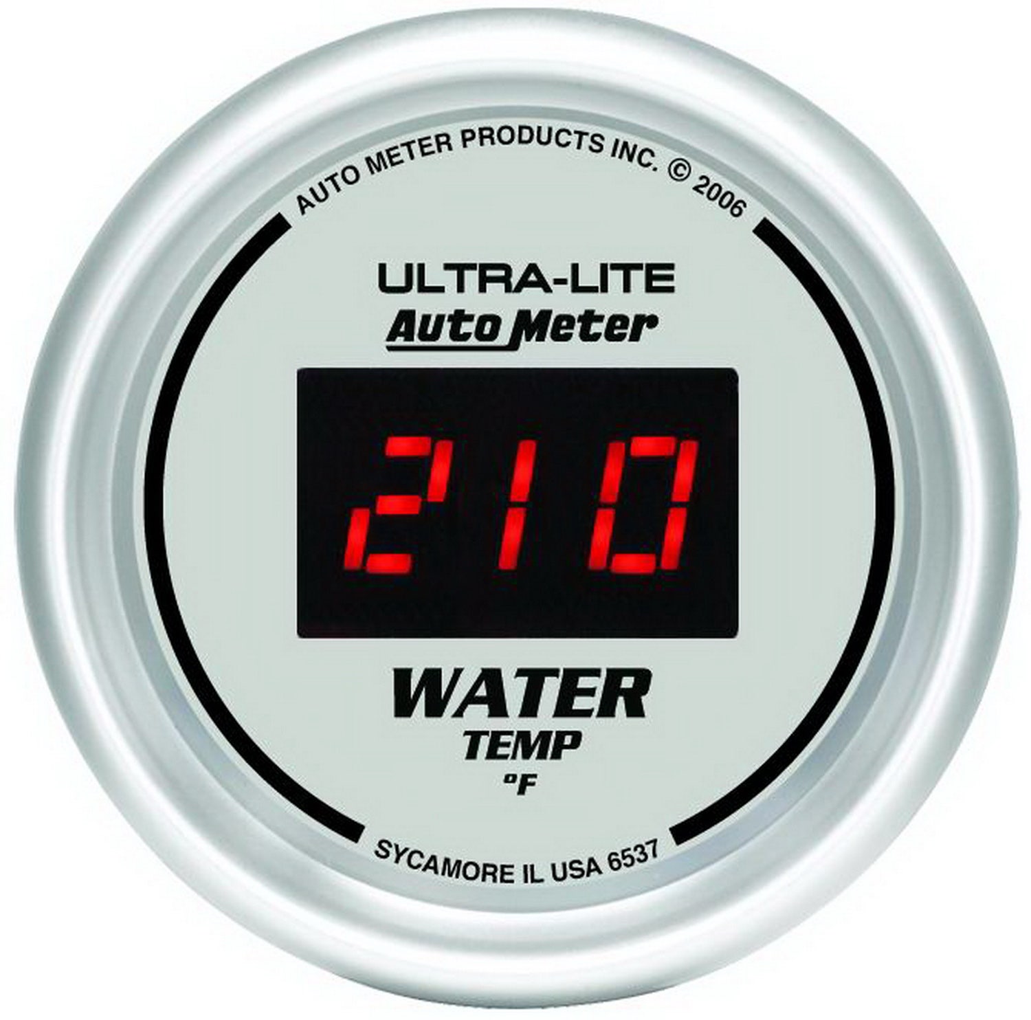 Autometer 6537 Ultra-Lite Digital Water Temperature Gauge Auto Meter Products