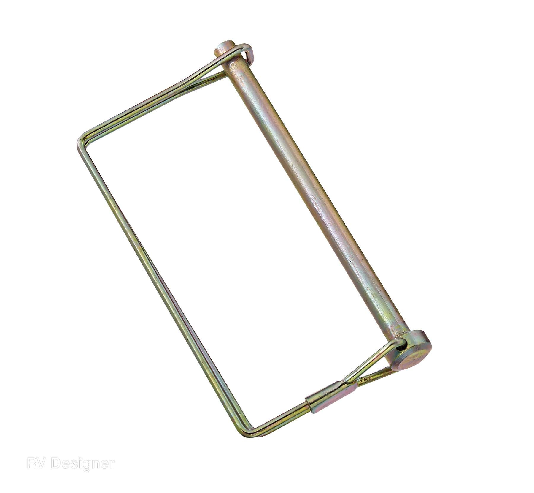 Rv Designer H432, Safety Lock Pin 1/4 Inch X 3-1/2 Inch, Outside Rv Towing