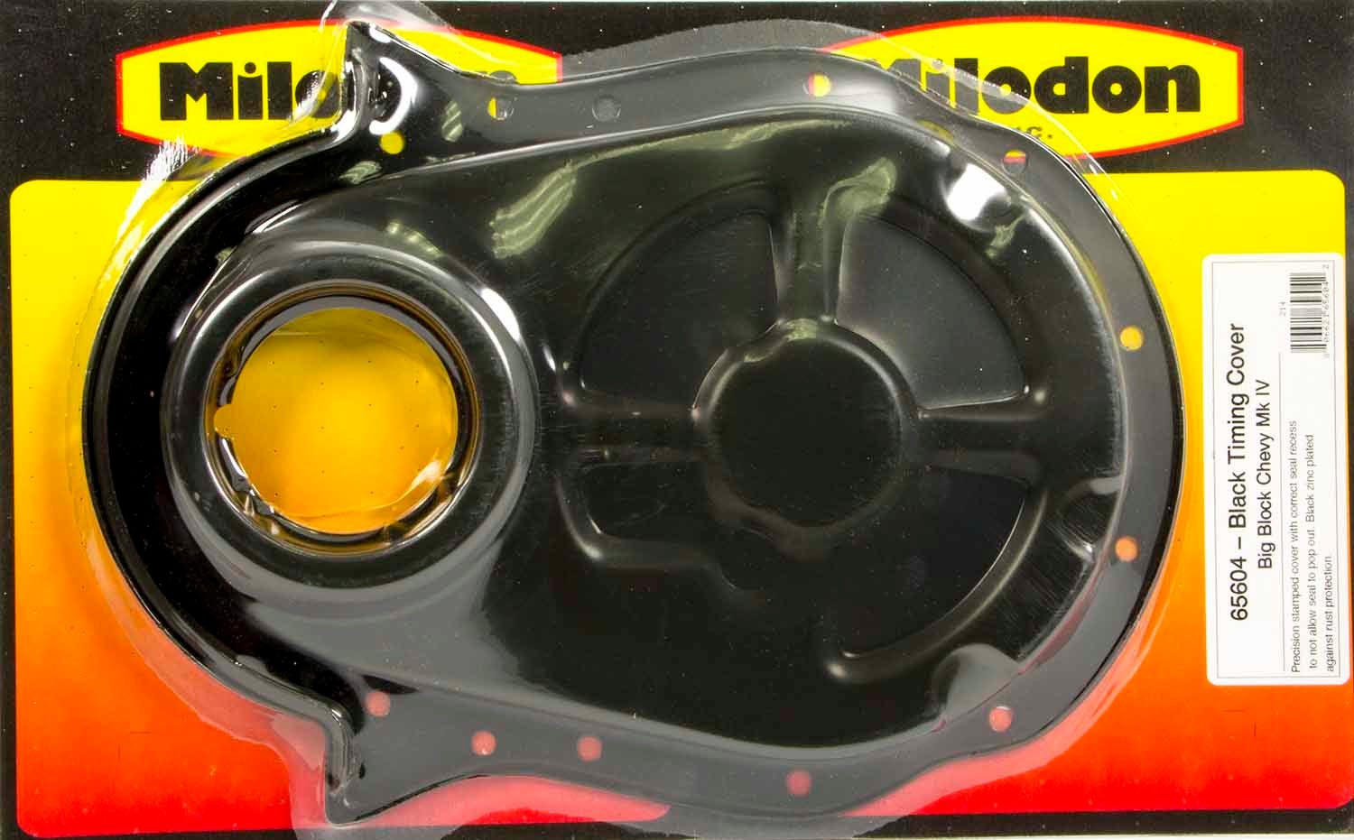 Milodon 65604 Black Timing Cover For Big Block Chevy  65600 Timing Cover; Type -