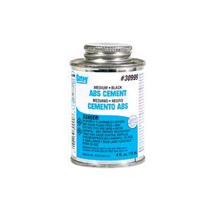 Oatey 30889 Medium Bodied Solvent Cement, 8 Oz, Can, Liquid, Black Oatey 30889