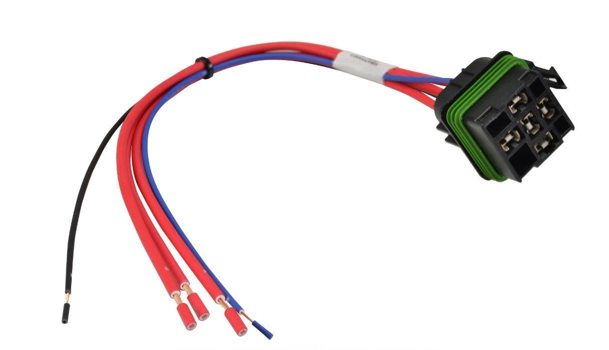 Hella H84709001 Pig-Tail Wire Harness For Mini Iso Weatherproof Relays