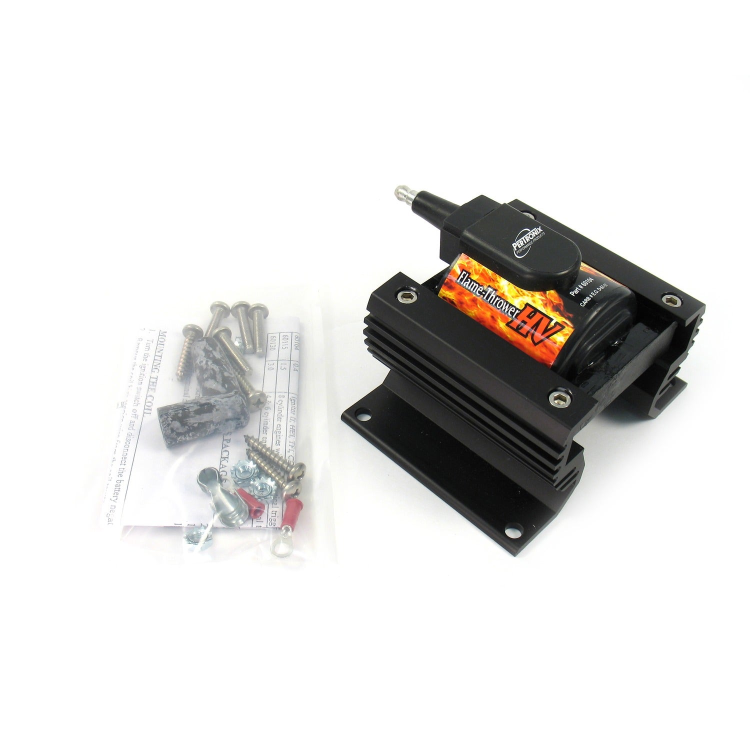 Pertronix 60104 Flame-Thrower 60,000 Volt E-Core 0.45 Ohm Hv Coil