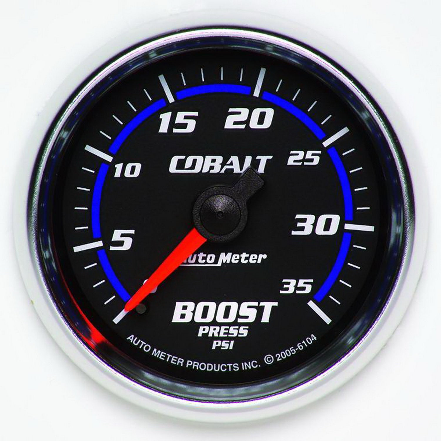 Autometer 6104 Cobalt Mechanical Boost Gauge Auto Meter Products  Gauge Boost