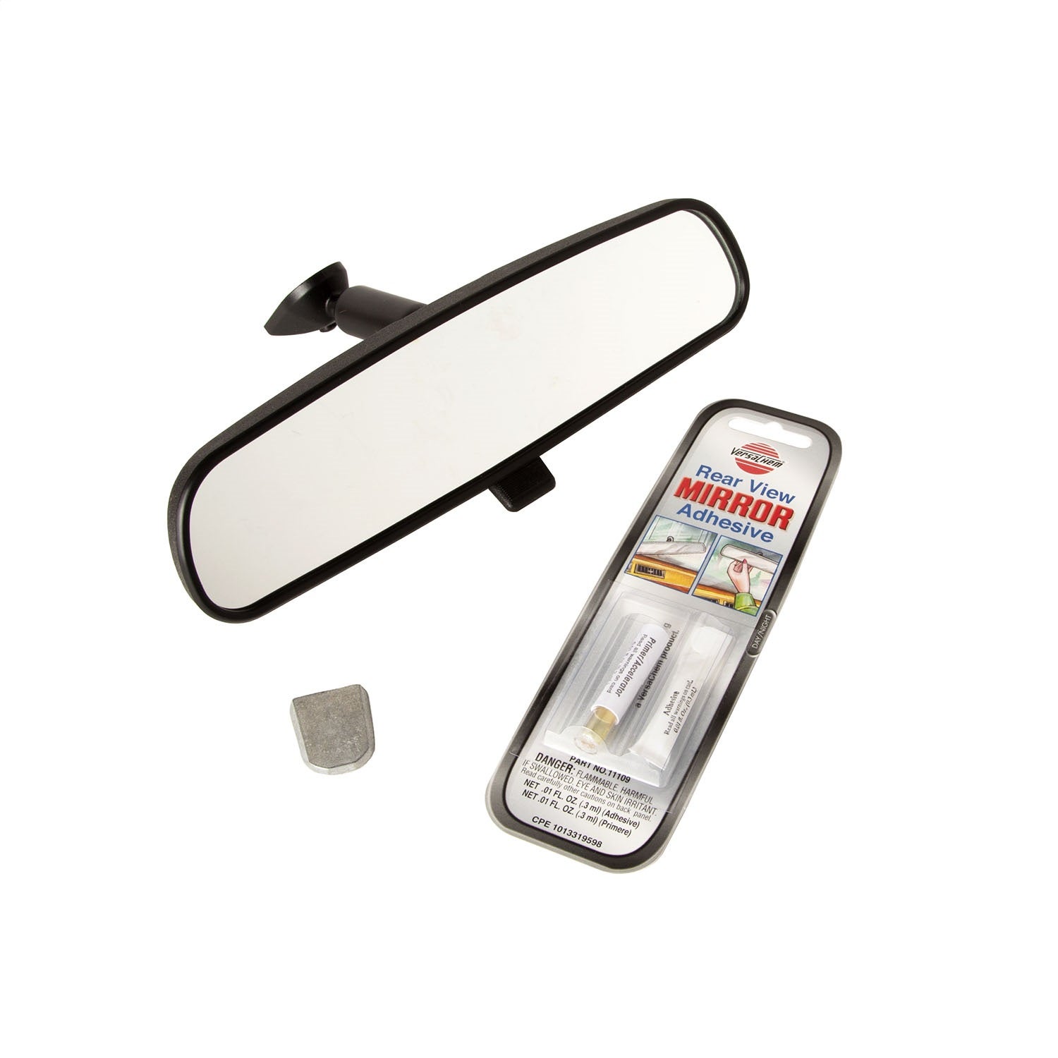 Rugged Ridge 11020.02 Rear View Mirror Fits Cj5 Cj6 Cj7 Scrambler Tj Wrangler