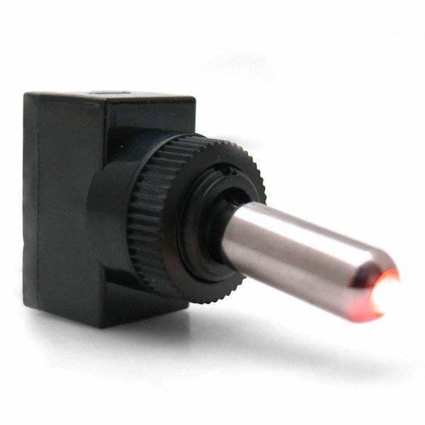 Keep It Clean Kicsw25r Aluminum Tip Led Toggle Red   Aluminum Tip Led Toggle Red