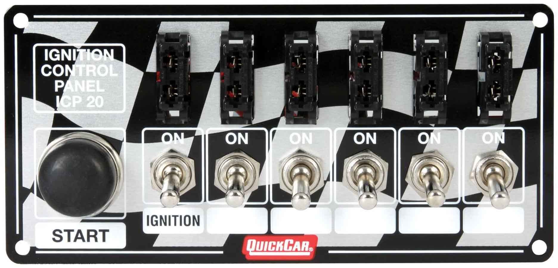 Quickcar Racing Products 50-163 7" Wide X 3-1/4" High Ignition Switch  Products
