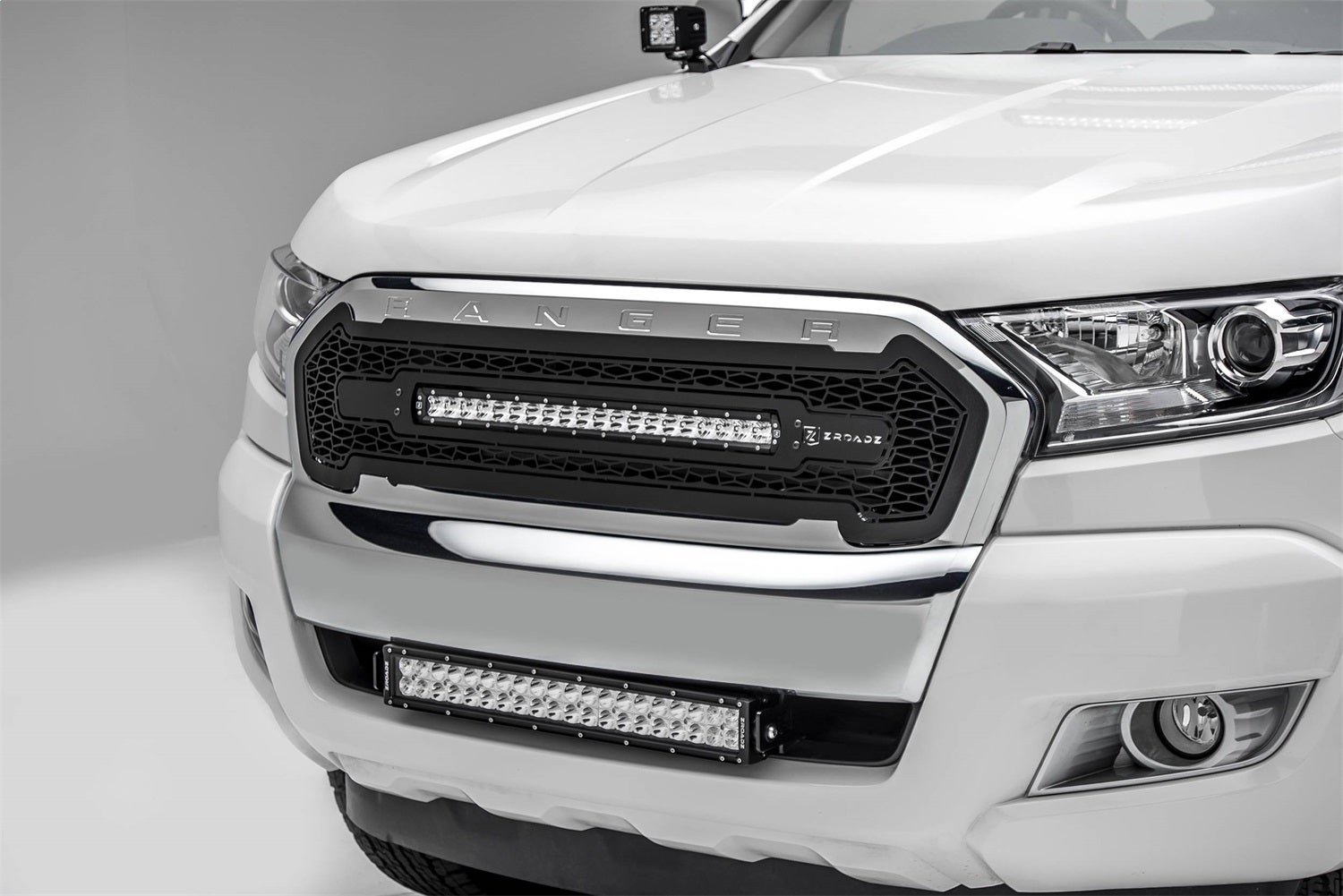 Zroadz Z325761 Front Bumper Center Led Light Bar Bracket Fits 15-18 Ranger