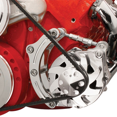 Billet Spec Bracket Alternator Low Mount V Groove Bbc Short Wp Billet Spec