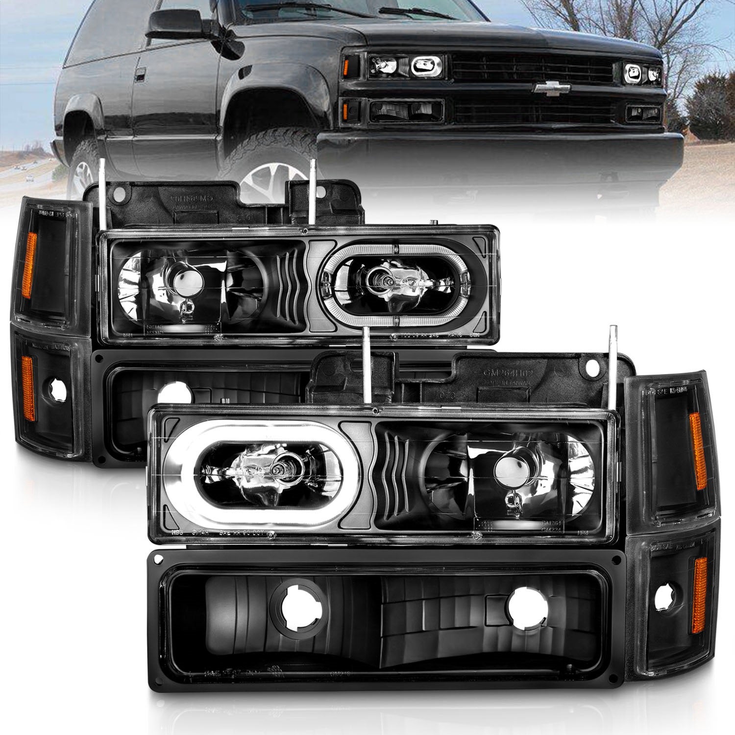 Anzo Usa 111507 Crystal Headlight Set   Crystal Headlight Set