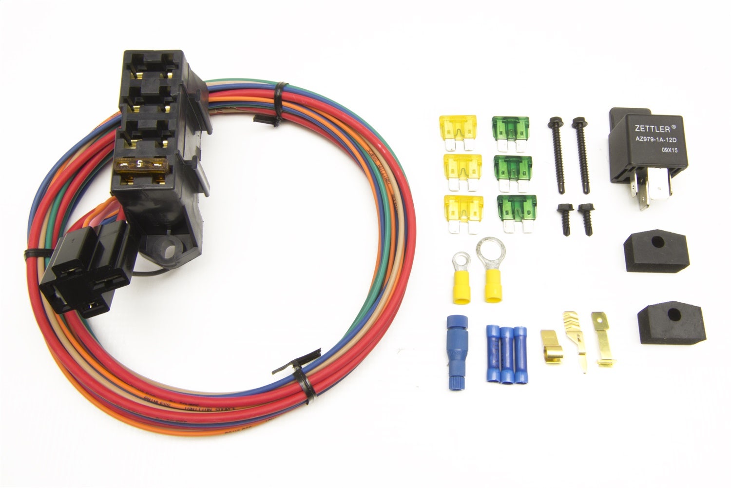 Painless Wiring 70114 3-Circuit High Amperage Auxiliary Fuse Block   3-Circuit