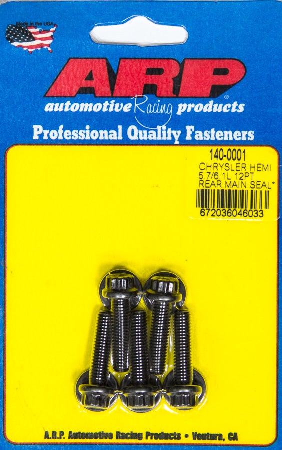 Arp 140-0001 Motor Cover Bolt Kit (Rear Motor Cover Mopar 5.7/6.1L Hemi) Arp