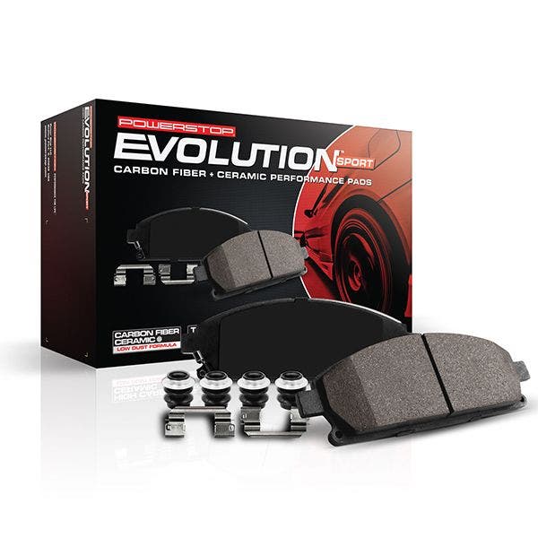 Power Stop Z23-2179 Z23 Evolution Front Carbon-Fiber Ceramic Brake Pads Power