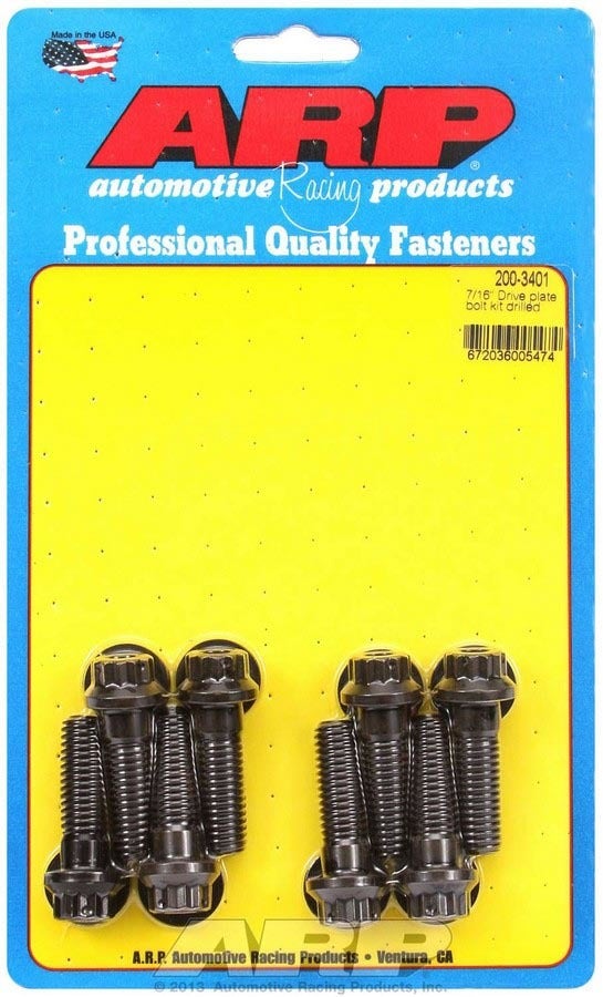 Arp 200-3401 Wilwood Drive Plate Bolt Kit - 8 Piece Arp  Wilwood Drive Plate