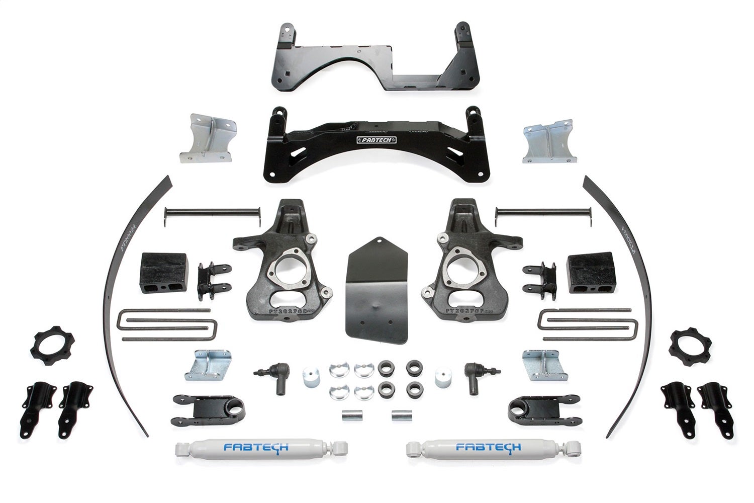 Fabtech K1068 Basic Lift System W/Shocks Fits 14-18 Sierra 1500 Silverado 1500