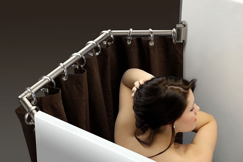 Stromberg Carlson Ext3542s Extend-A-Shower   Shower Curtain Rod Extend A Shower;