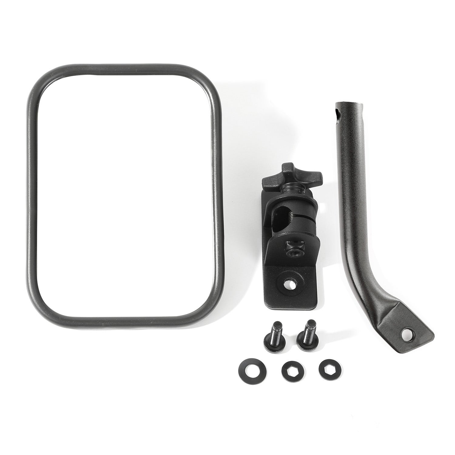 Rugged Ridge 11025.20 Stubby Trail Mirror Fits 97-18 Wrangler (Jk) Wrangler (Tj)