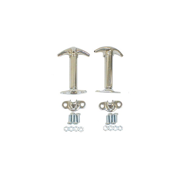 Rugged Ridge 11302.01 Hood Catch   Hood Latch Hood Catch Kit; Finish - Chrome