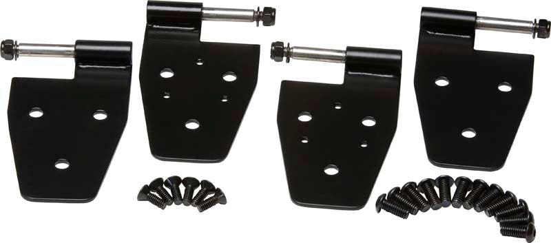 Kentrol 50525 Black Power Coat Stainless Steel Door Hinge Set   Black Power Coat