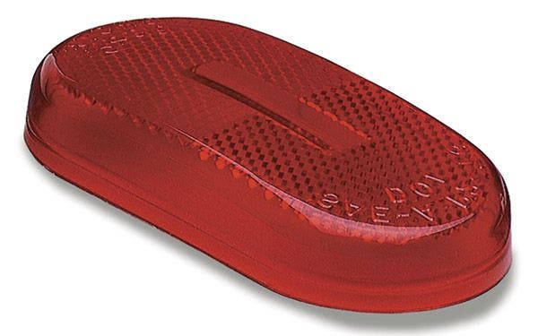 Lens  Industries  Turn Signal-Parking-Side Marker Light Lens; Color - Red,