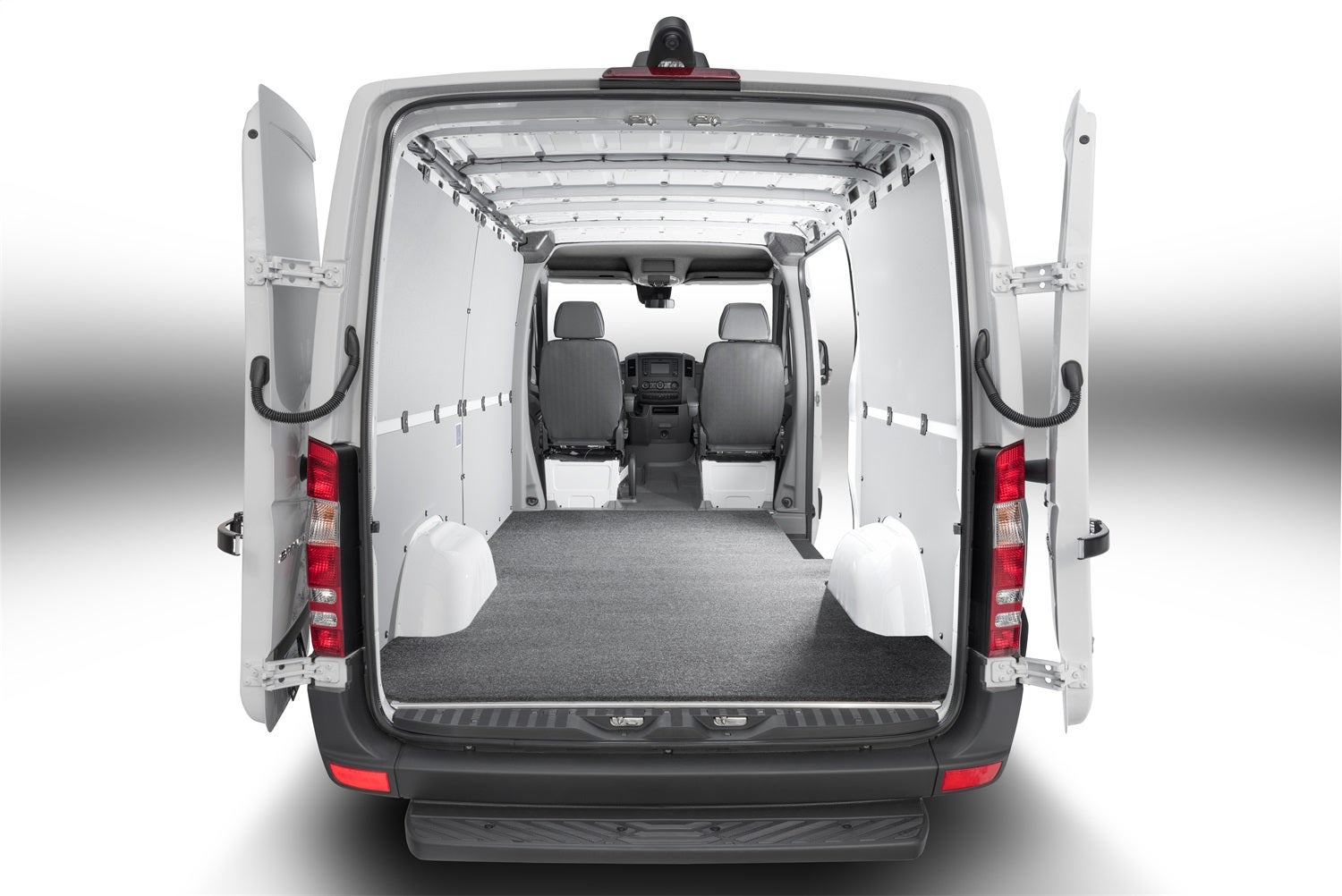 Bedrug Vrms06le Bed Rug  Cargo Area Liner Vanrug; Color - Dark Gray, Material -